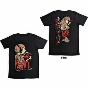 Korn Follow The Leader BP Graphic Band T-Shirt Vintage Nu Metal Tee 90